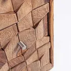 Comodă din lemn Sheesham Design cu 3 sertare Homemotion - Fregene Viadurini