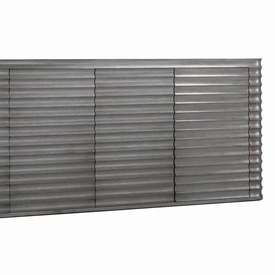 Mobil cu 4 usi din lemn de design turnate, L230xP49 cm, Dana Viadurini