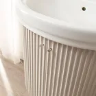 Dulap cu Două Uși și Un Raft cu Lavoar Made in Italy - Candy Viadurini