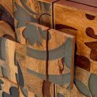 Design cabinet cu două uși în lemn de mango, Cellara Viadurini