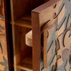 Design cabinet cu două uși în lemn de mango, Cellara Viadurini