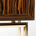 container mobil modern cu 4 usi din lemn de abanos lustruit Ada Viadurini