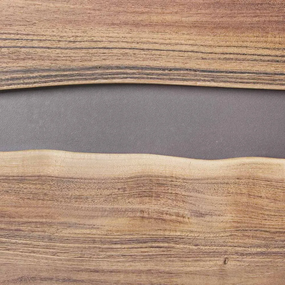 Bufetă Mobilă 4 Uși Lemn de Salcâm Naturalistic Homemotion - Maramero Viadurini