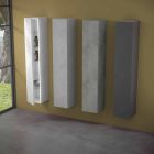 Mobilier de baie coloană 6 rafturi cu ușă în 4 finisaje - Antanta Viadurini