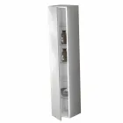 Mobilier de baie coloană 6 rafturi cu ușă în 4 finisaje - Antanta Viadurini