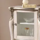 Mobilier clasic de sufragerie cu 1 usa din sticla sau lemn fabricat in Italia - Londra Viadurini