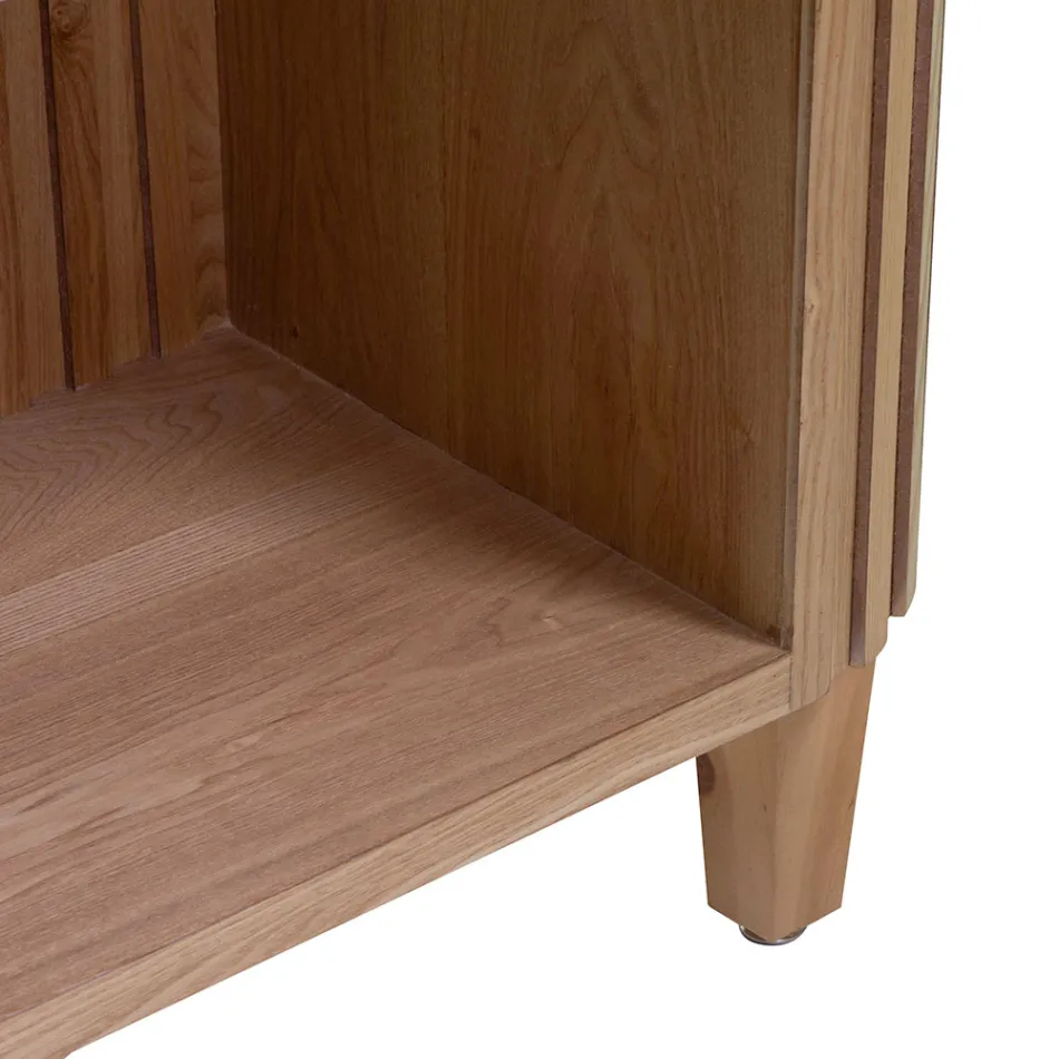 Bibliotecă mobilă din lemn de diferite dimensiuni - Octopus Viadurini