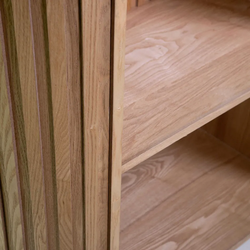 Bibliotecă mobilă din lemn de diferite dimensiuni - Octopus Viadurini