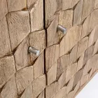 Bufetă de mobilier din lemn de sheesham design cu 4 uși Homemotion - Fregene Viadurini