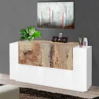 Mobila Sufragerie 2 Usi si 2 Usi Lemn 2 Finisaje - Theresse Viadurini