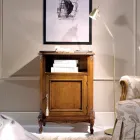 Suport telefon clasic din lemn cu usa Made in Italy - Richard Viadurini