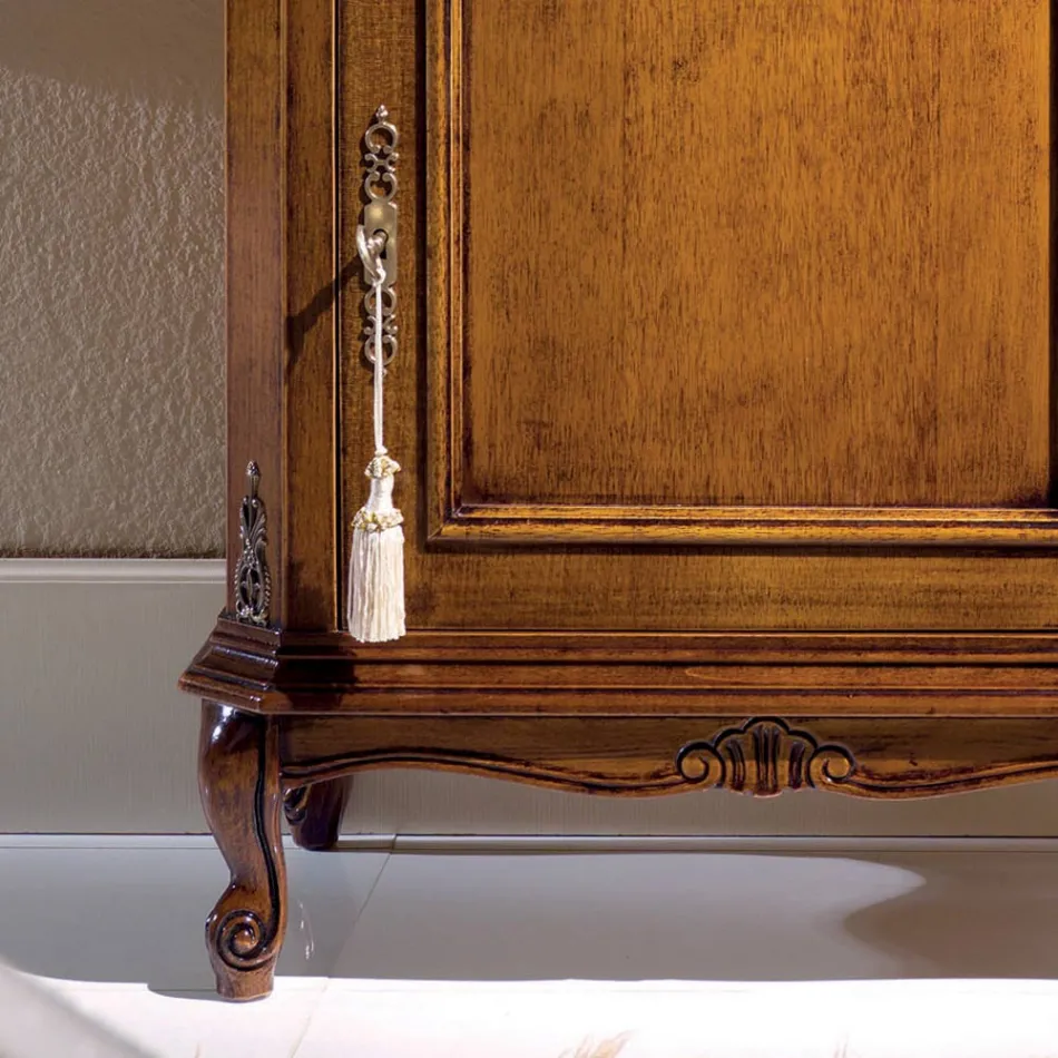 Suport telefon clasic din lemn cu usa Made in Italy - Richard Viadurini