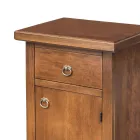 Dulap pentru telefon din nuc patinat Made in Italy - Atunis Viadurini