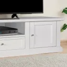 Suport TV cu 2 usi, 1 sertar si 1 compartiment deschis Made in Italy - Forseti Viadurini