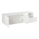 Dulap TV cu 2 Uși, un Sertar și un Compartiment Deschis Made in Italy - Popilio Viadurini