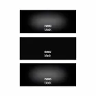 Dulap TV de perete din cristal negru și metal Fabricat în Italia - Americio Viadurini