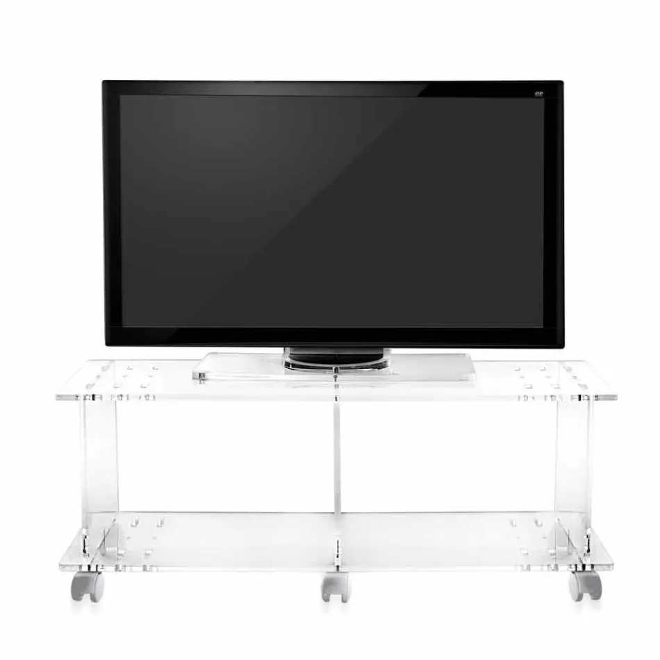 dulap TV cu design modern plexiglass Magician Viadurini