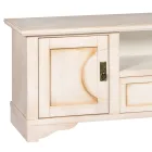 Suport TV din lemn furniruit cu diferite finisaje Made in Italy - Purusha Viadurini