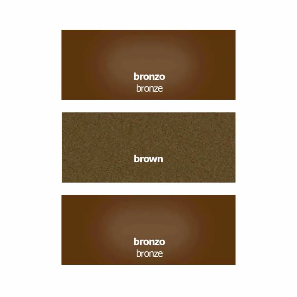 Suport TV suspendat cu top din cristal de satin Fabricat în Italia - Americio Viadurini