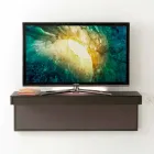 Suport TV suspendat cu top din cristal de satin Fabricat în Italia - Americio Viadurini