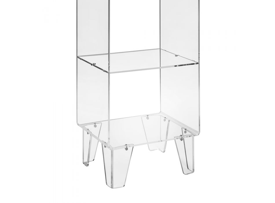 Vitrina transparentă din plexiglas Design italian 4 rafturi - Raganella Viadurini