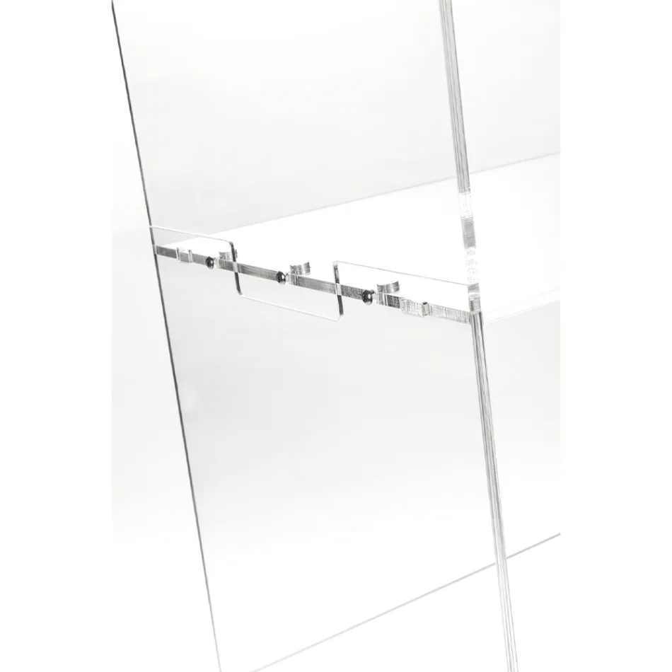 Vitrina transparentă din plexiglas Design italian 4 rafturi - Raganella Viadurini