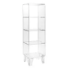 Vitrina transparentă din plexiglas Design italian 4 rafturi - Raganella Viadurini