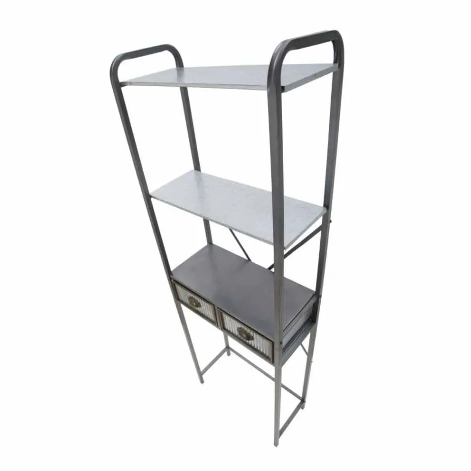 Dulap de baie modern industrial din fier - Pome Viadurini