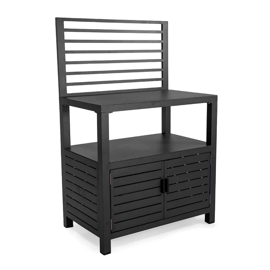 Dulap de exterior din aluminiu cu 2 uși - Camera Viadurini