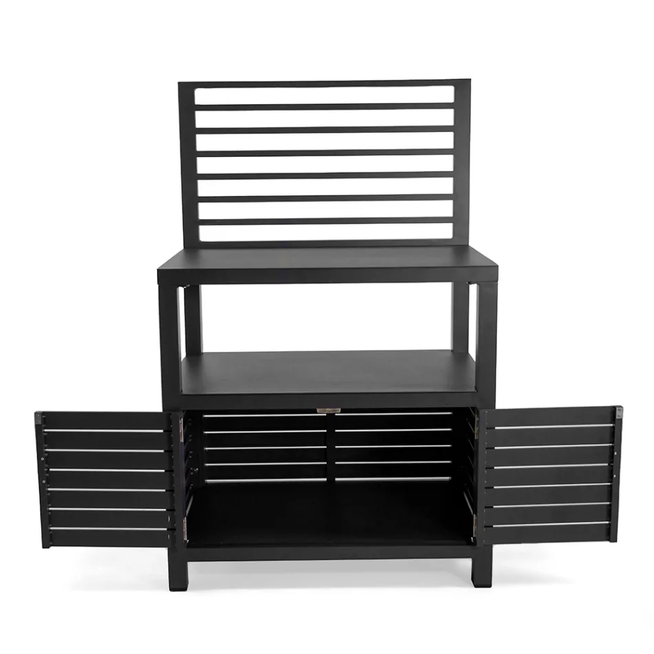 Dulap de exterior din aluminiu cu 2 uși - Camera Viadurini