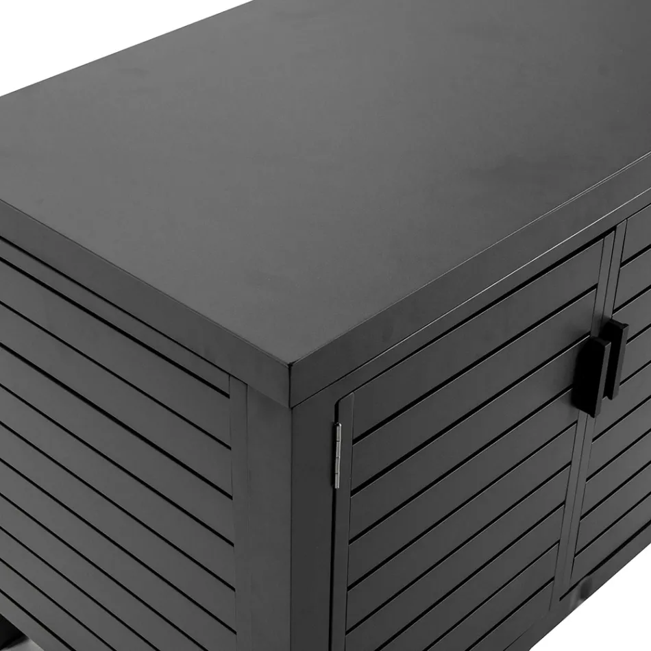 Dulap de exterior din aluminiu cu diferite finisaje - Camera Viadurini