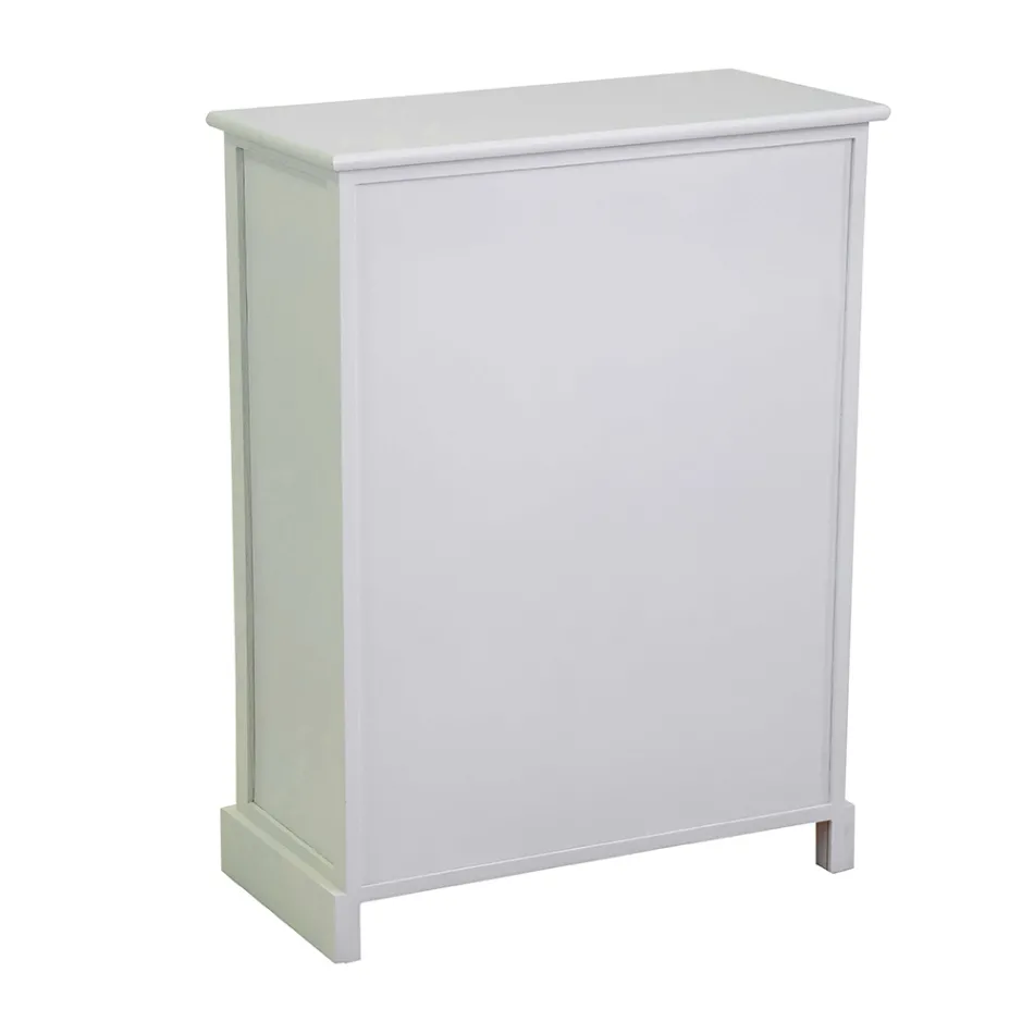 Dulap de interior din lemn cu 2 uși și 2 sertare - Meduse Viadurini