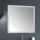 Mobilier de baie la sol din metal cupru și MDF alb Fabricat în Italia - Cizco Viadurini