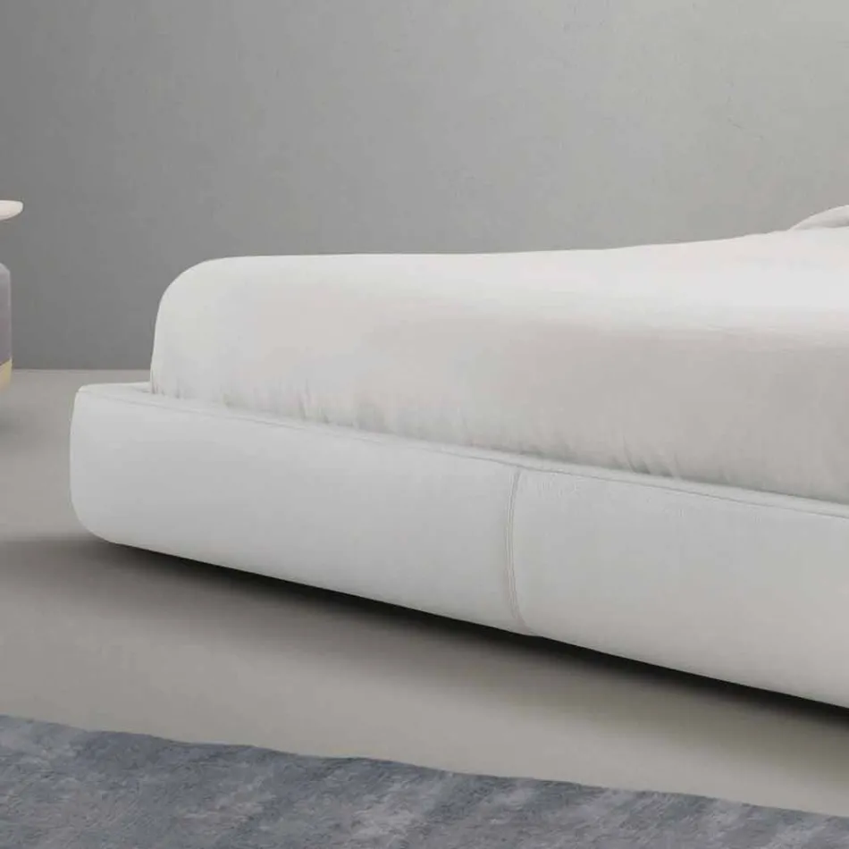 Casa mea Long Island a căpătat pat dublu din piele realizat în Italia Viadurini