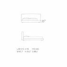 Casa mea Long Island a căpătat pat dublu din piele realizat în Italia Viadurini