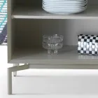 Designul meu Home Mirage de mătase în MDF lacuit H71xL210cm realizat în Italia Viadurini