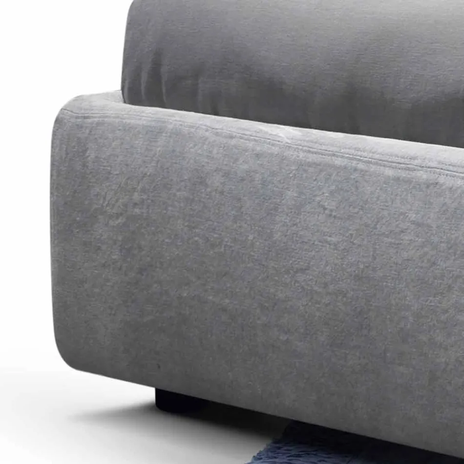 Casa mea Sleepway tapițat pat dublu 180x90cm realizat în Italia Viadurini