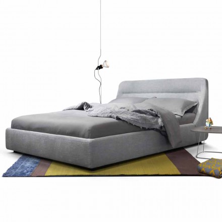 Casa mea Sleepway tapițat pat dublu 180x90cm realizat în Italia Viadurini