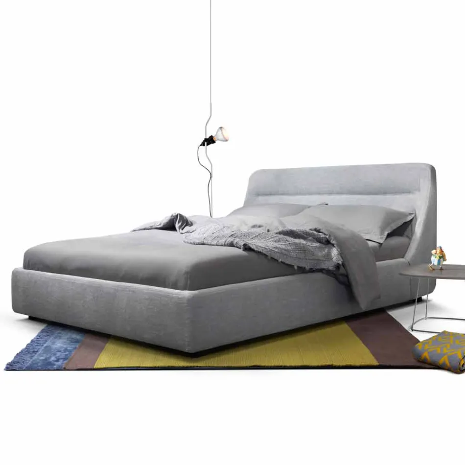 Casa mea Sleepway tapițat pat dublu 180x90cm realizat în Italia Viadurini