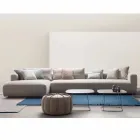 Casa mea Soft Soft canapea secțională de design fabricate în Italia tesatura Viadurini