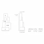 Casa mea Tetris Tetris mobilier mobil de cameră turn design de MDF H196cm făcute în Italia Viadurini