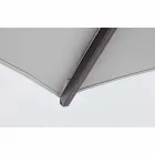 Umbrelă de exterior 3x3 cu pânză gri deschis și structură antracit - Dalton Viadurini