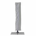 Umbrelă de exterior 3x3 cu pânză gri deschis și structură antracit - Dalton Viadurini