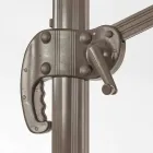 Umbrelă de exterior 3x3 cu pânză de poliester și stâlp de aluminiu - Texas Viadurini