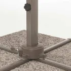 Umbrelă de exterior 3x3 cu pânză de poliester și stâlp de aluminiu - Texas Viadurini