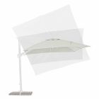 Umbrelă de exterior 3x3 din aluminiu alb și poliester - Fasma Viadurini