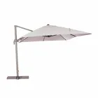 Umbrelă de exterior 3x4 cu poliester culoarea nisipului - pânză de flamingo Viadurini