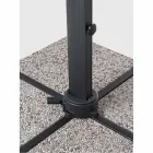 Umbrela de exterior 4x4 în poliester gri deschis și aluminiu - Daniel Viadurini