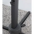 Umbrelă de grădină 3x4 cu țesătură din poliester gri deschis - Dalton Viadurini