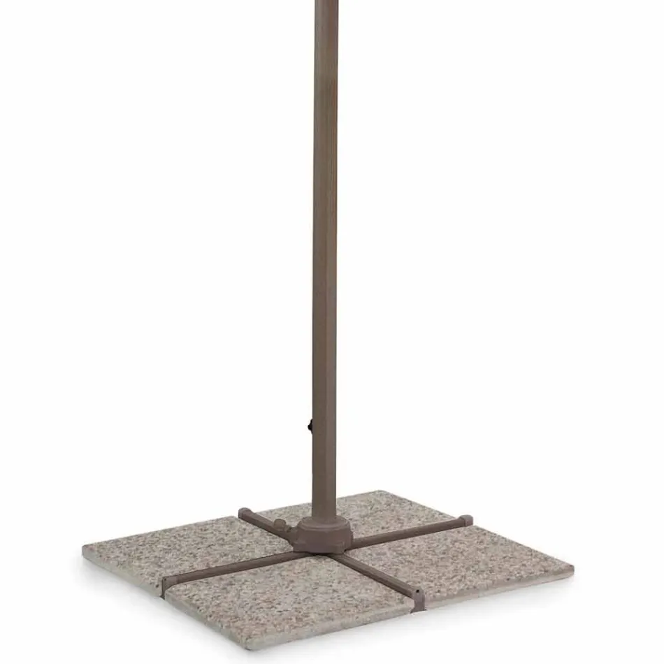 Umbrelă de grădină 3x4 din poliester cu structură din aluminiu - Texas Viadurini